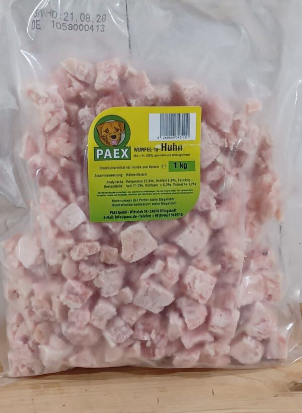 Würfel 1A Huhn 1000g
